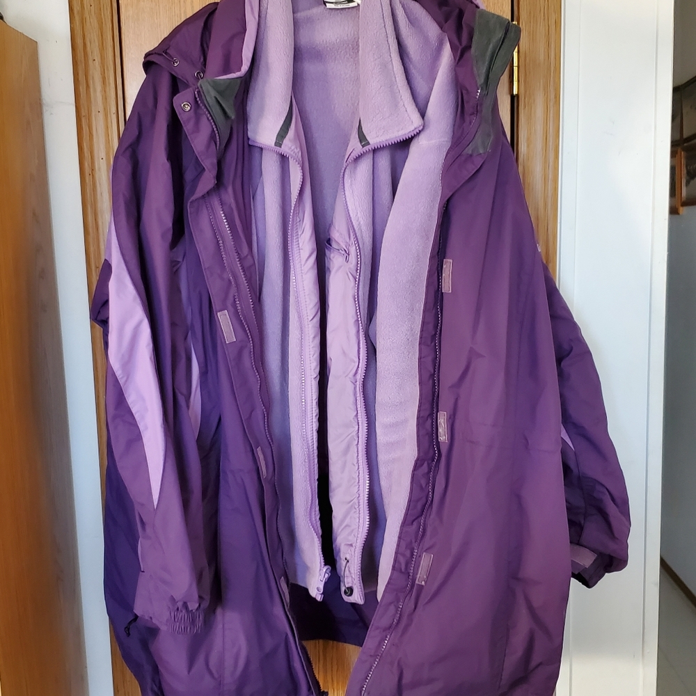 Columbia 3x convertible ski coat